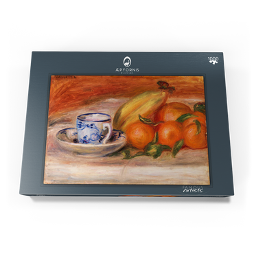 Oranges, Bananas, and Teacup (Oranges, bananes et tasse de thé) (1908) by Pierre-Auguste Renoir 1000 Puzzle Schachtel Ansicht3