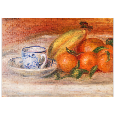 puzzleplate Oranges, Bananas, and Teacup (Oranges, bananes et tasse de thé) (1908) by Pierre-Auguste Renoir 200 Puzzle
