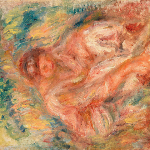 Sketch of a Woman (Esquisse de femme) (1916) by Pierre-Auguste Renoir 1000 Puzzle 3D Modell