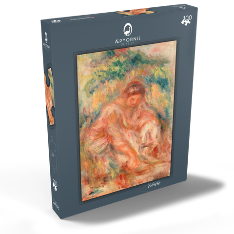 Sketch of a Woman (Esquisse de femme) (1916) by Pierre-Auguste Renoir 100 Puzzle Schachtel Ansicht2