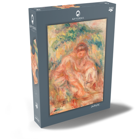 Sketch of a Woman (Esquisse de femme) (1916) by Pierre-Auguste Renoir 500 Puzzle Schachtel Ansicht2