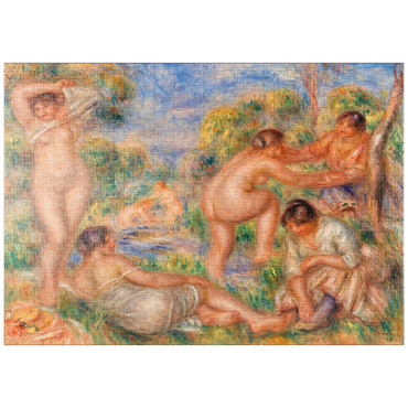 puzzleplate Bathing Group (1916) by Pierre-Auguste Renoir 1000 Puzzle