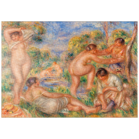 puzzleplate Bathing Group (1916) by Pierre-Auguste Renoir 1000 Puzzle