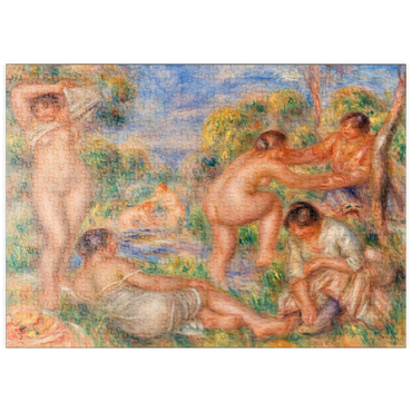 puzzleplate Bathing Group (1916) by Pierre-Auguste Renoir 500 Puzzle