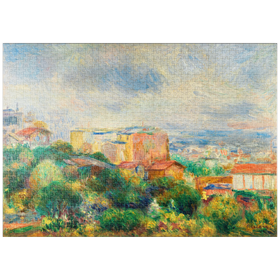 Darstellung des Puzzle-Motivs View From Montmartre (Vue de Montmartre) (1892) by Pierre-Auguste Renoir – Puzzleteile: 1000
