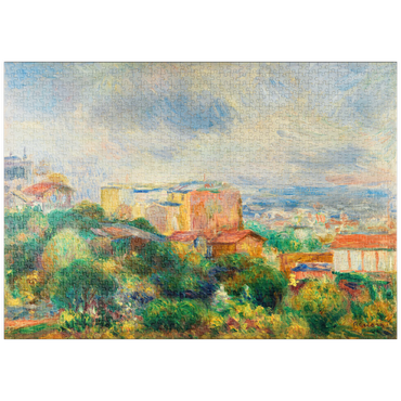 puzzleplate View From Montmartre (Vue de Montmartre) (1892) by Pierre-Auguste Renoir 1000 Puzzle