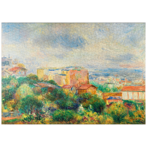 puzzleplate View From Montmartre (Vue de Montmartre) (1892) by Pierre-Auguste Renoir 1000 Puzzle