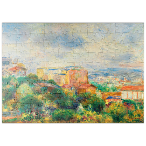 puzzleplate View From Montmartre (Vue de Montmartre) (1892) by Pierre-Auguste Renoir 100 Puzzle