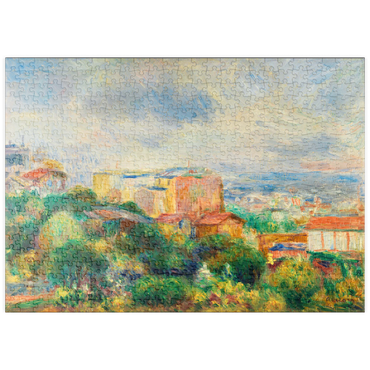 puzzleplate View From Montmartre (Vue de Montmartre) (1892) by Pierre-Auguste Renoir 500 Puzzle