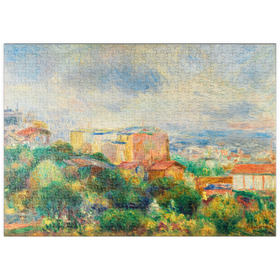 Darstellung des Puzzle Motivs View From Montmartre (Vue de Montmartre) (1892) by Pierre-Auguste Renoir - Puzzleteile: 500