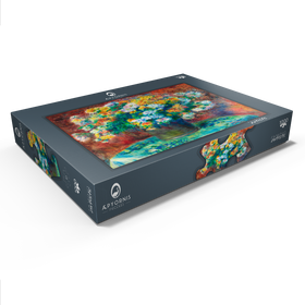 Alternative Darstellung des Puzzle-Motivs Chrysanthemums (1881-1882) by Pierre-Auguste Renoir – Puzzleteile: 1000
