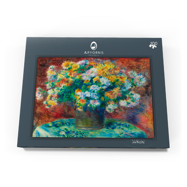 Chrysanthemums (1881–1882) by Pierre-Auguste Renoir 100 Puzzle Schachtel Ansicht3