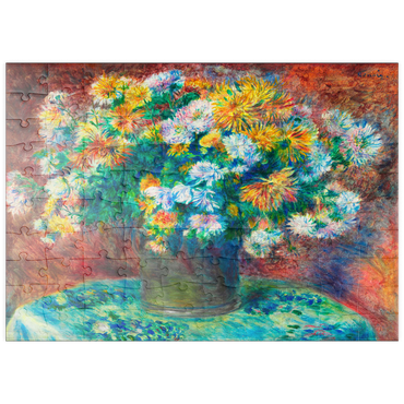 puzzleplate Chrysanthemums (1881–1882) by Pierre-Auguste Renoir 100 Puzzle