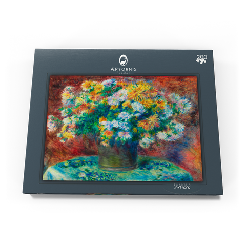 Chrysanthemums (1881–1882) by Pierre-Auguste Renoir 200 Puzzle Schachtel Ansicht3