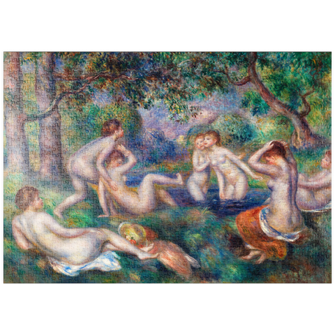 puzzleplate Bathers in the Forest (Baigneuses dans la forêt) (1897) by Pierre-Auguste Renoir 1000 Puzzle
