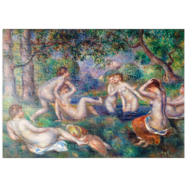 puzzleplate Bathers in the Forest (Baigneuses dans la forêt) (1897) by Pierre-Auguste Renoir 100 Puzzle