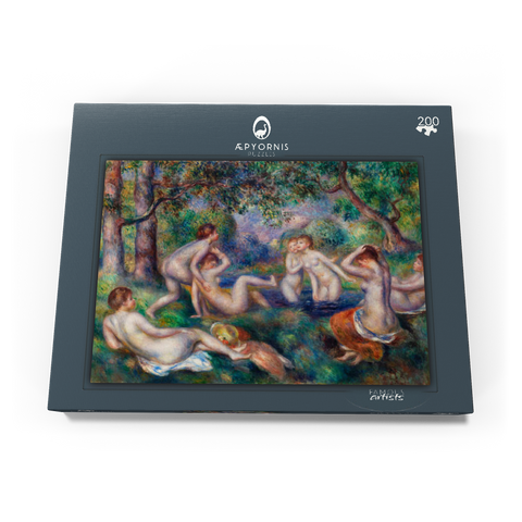 Bathers in the Forest (Baigneuses dans la forêt) (1897) by Pierre-Auguste Renoir 200 Puzzle Schachtel Ansicht3