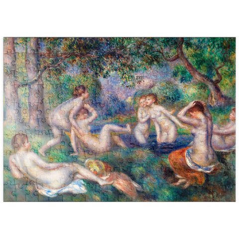 puzzleplate Bathers in the Forest (Baigneuses dans la forêt) (1897) by Pierre-Auguste Renoir 200 Puzzle