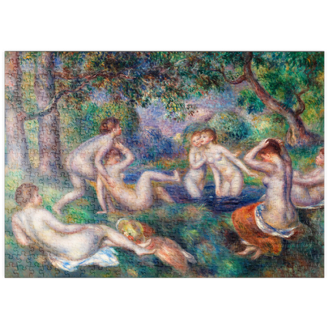 puzzleplate Bathers in the Forest (Baigneuses dans la forêt) (1897) by Pierre-Auguste Renoir 500 Puzzle