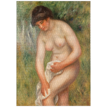 puzzleplate Bather Drying Herself (Baigneuse s'essuyant) (1901–1902) by Pierre-Auguste Renoir 1000 Puzzle