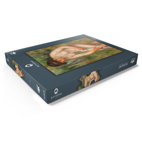 Alternative Darstellung des Puzzle-Motivs Bather Drying Herself (1901-1902) by Pierre-Auguste Renoir – Puzzleteile: 200