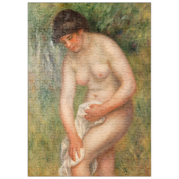 puzzleplate Bather Drying Herself (Baigneuse s'essuyant) (1901–1902) by Pierre-Auguste Renoir 200 Puzzle