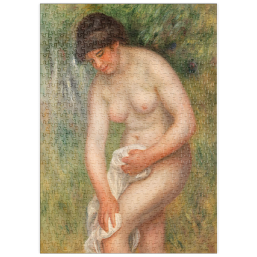 puzzleplate Bather Drying Herself (Baigneuse s'essuyant) (1901–1902) by Pierre-Auguste Renoir 500 Puzzle