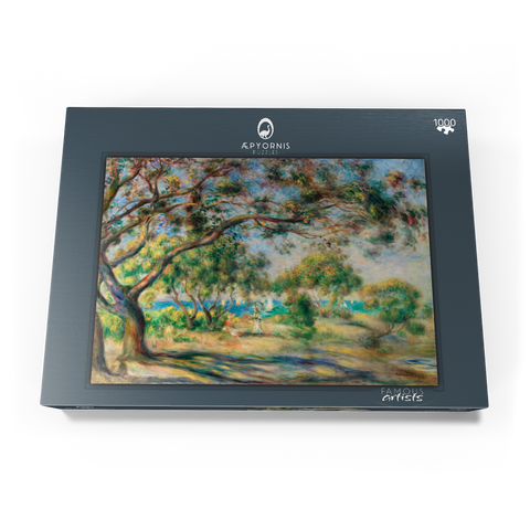 Bois de la Chaise (Paysage) (1892) by Pierre-Auguste Renoir 1000 Puzzle Schachtel Ansicht3