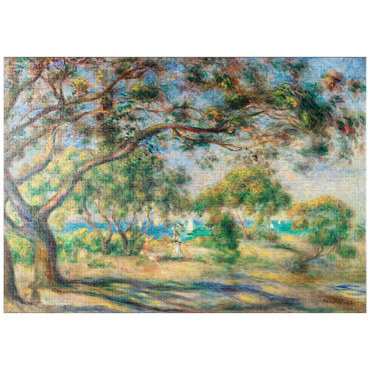 puzzleplate Bois de la Chaise (Paysage) (1892) by Pierre-Auguste Renoir 1000 Puzzle