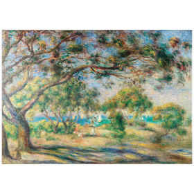 Darstellung des Puzzle Motivs Bois de la Chaise (Paysage) (1892) by Pierre-Auguste Renoir - Puzzleteile: 1000