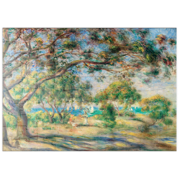 puzzleplate Bois de la Chaise (Paysage) (1892) by Pierre-Auguste Renoir 100 Puzzle