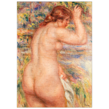 puzzleplate Nude in a Landscape (Nu dans un paysage) (1917) by Pierre-Auguste Renoir 100 Puzzle