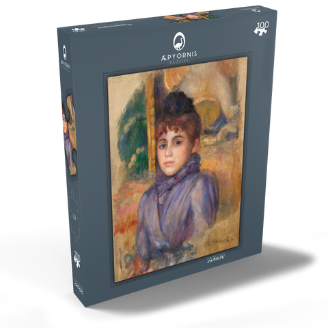 Portrait of a Young Woman (Portrait de jeune femme) (1885) by Pierre-Auguste Renoir 100 Puzzle Schachtel Ansicht2