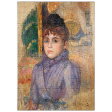 puzzleplate Portrait of a Young Woman (Portrait de jeune femme) (1885) by Pierre-Auguste Renoir 100 Puzzle
