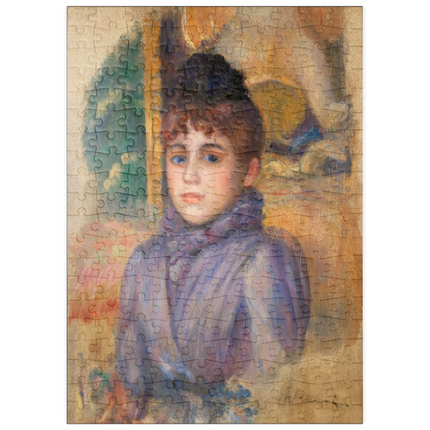 puzzleplate Portrait of a Young Woman (Portrait de jeune femme) (1885) by Pierre-Auguste Renoir 200 Puzzle