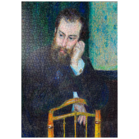 Darstellung des Puzzle Motivs Alfred Sisley (1876) by Pierre-Auguste Renoir - Puzzleteile: 1000