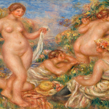 Composition, Five Bathers (Composition, cinq baigneuses) (1917–1919) by Pierre-Auguste Renoir 100 Puzzle 3D Modell
