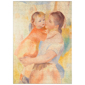 Darstellung des Puzzle-Motivs Washerwoman and Child (La Blanchisseuse et son enfant) (1886) by Pierre-Auguste Renoir – Puzzleteile: 200