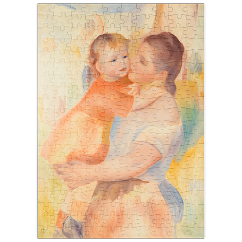 puzzleplate Washerwoman and Child (La Blanchisseuse et son enfant) (1886) by Pierre-Auguste Renoir 200 Puzzle