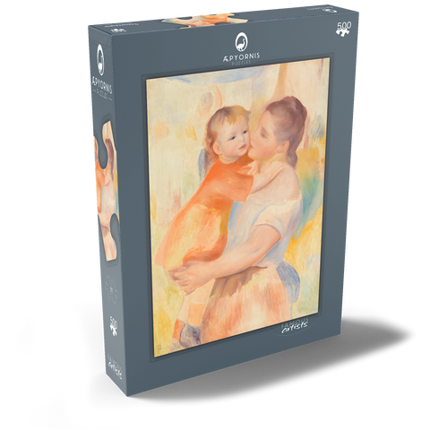 Washerwoman and Child (La Blanchisseuse et son enfant) (1886) by Pierre-Auguste Renoir 500 Puzzle Schachtel Ansicht2
