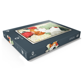 Darstellung des Puzzle Motivs Bust of Mademoiselle Lender (1895) by Henri de Toulouse-Lautrec - Puzzleteile: 200