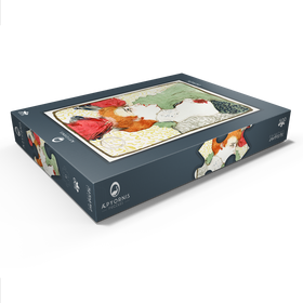 Darstellung des Puzzle Motivs Bust of Mademoiselle Lender (1895) by Henri de Toulouse-Lautrec - Puzzleteile: 500