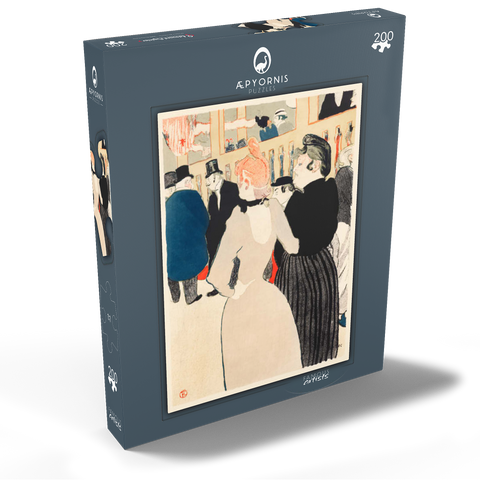 At the Moulin Rouge: La Goulue and Her Sister (1892) by Henri de Toulouse–Lautrec 200 Puzzle Schachtel Ansicht2