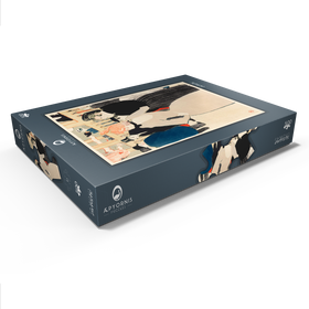 Darstellung des Puzzle Motivs At the Moulin Rouge: La Goulue and Her Sister (1892) by Henri de Toulouse-Lautrec - Puzzleteile: 500