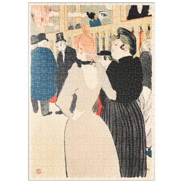 puzzleplate At the Moulin Rouge: La Goulue and Her Sister (1892) by Henri de Toulouse–Lautrec 500 Puzzle