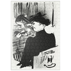 Darstellung des Puzzle Motivs Le Café-concert: Une Spectatrice (1893) by Henri de Toulouse-Lautrec - Puzzleteile: 200