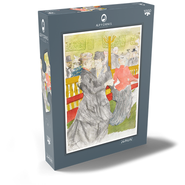 Dance at the Moulin Rouge (1897) by Henri de Toulouse–Lautrec 1000 Puzzle Schachtel Ansicht2