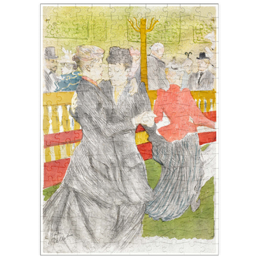 puzzleplate Dance at the Moulin Rouge (1897) by Henri de Toulouse–Lautrec 200 Puzzle