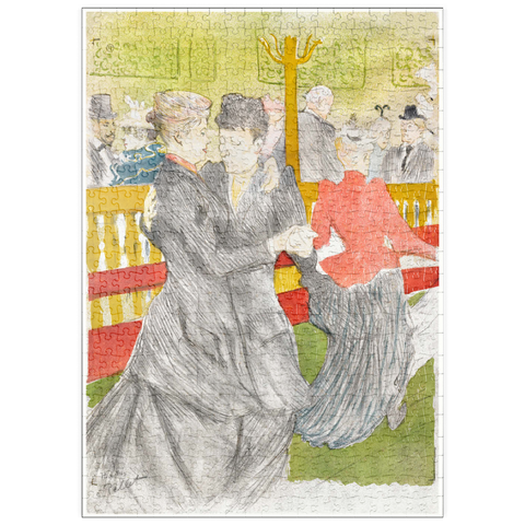 puzzleplate Dance at the Moulin Rouge (1897) by Henri de Toulouse–Lautrec 500 Puzzle