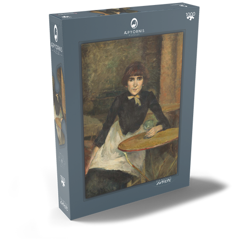 A la Bastille (Jeanne Wenz) (1888) painting by Henri de Toulouse–Lautrec 1000 Puzzle Schachtel Ansicht2